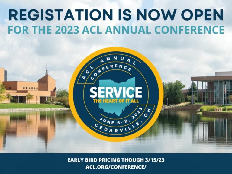 Registration is now open! Association of Christian Librarians